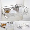 Giá xoong nồi inox 304 gắn cánh âm tủ EP70B (EPD6270VX) – Eurogold