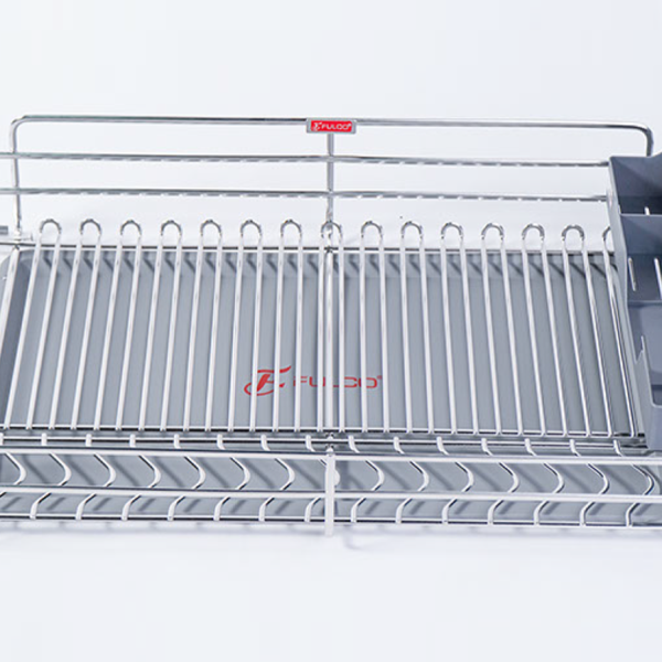 Kệ đựng xoong nồi bát đĩa nan vuông inox 304 ovan Fulco FC90S B