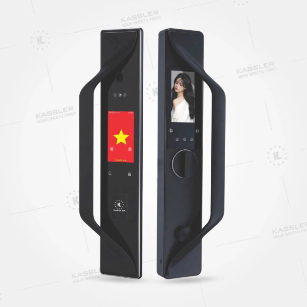 Khóa cửa điện tử Kassler KL-82T Black Face Id, App wifi