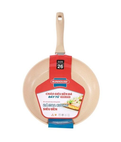 CHẢO SIÊU BỀN ĐÁ ĐÁY TỪ SUNHOUSE SFP26 NEW - 1