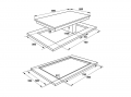 Bếp từ kết hợp điện kèm máy hút mùi Hafele HC-IHH80A (539.66.698)