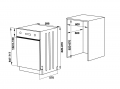 Máy rửa bát Hafele HDW-HI60C 533.23.120