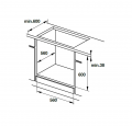 Lò nướng âm tủ HÄFELE 65L HO-KT60A9 535.02.611
