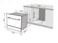 Máy rửa chén KAFF KF-BISMS8