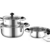 BỘ NỒI INOX 1 ĐÁY SUNHOUSE SH365 - 1