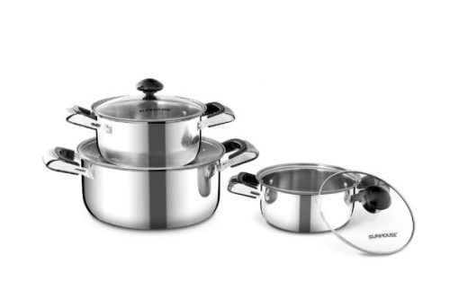 BỘ NỒI INOX 1 ĐÁY SUNHOUSE SH365 - 1