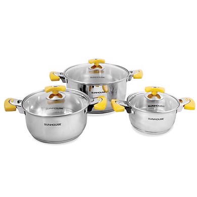 BỘ NỒI INOX 5 ĐÁY SUNHOUSE SH787 - 1