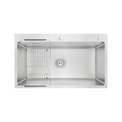 Chậu rửa bát 1 hố chống xước Konox Workstation Sink KN8048TS Dekor