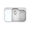 Chậu rửa bát đá Konox Granite Sink Terra 860S Black
