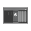 Chậu rửa bát đá Konox Granite Sink Terra 860S Grey