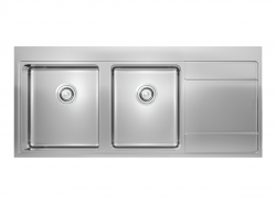 Vòi rửa bát dây rút Konox Ponte Chrome