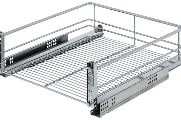 Rổ kéo Wire basket 500mm gắn với cửa tủ Hafele 540.24.185