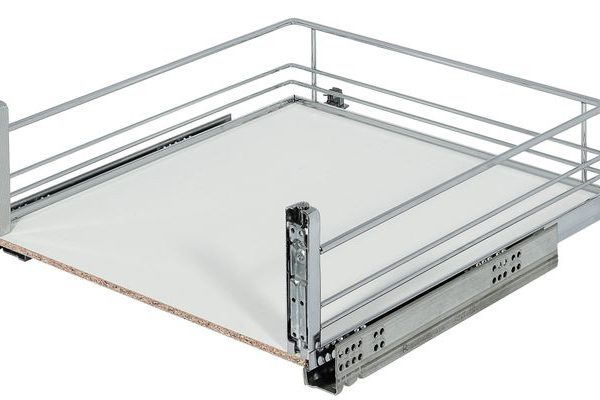 Rổ kéo đựng xoong nồi gắn với cửa tủ R600mm Hafele 540.24.507
