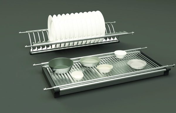 Bộ giá úp chén dĩa không có khung PRESTO cho tủ R700mm Cucina 544.40.025