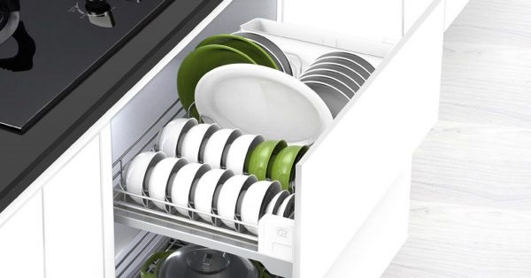 Rổ chén dĩa Hafele 545.14.946 diningAGENT R600mm