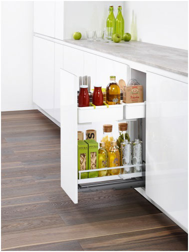 Rổ kéo Dispensa Junior III  cho tủ rộng 400mm Hafele 545.11.573