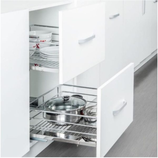Rổ kéo cửa tủ Verona 450mm Hafele 549.03.142