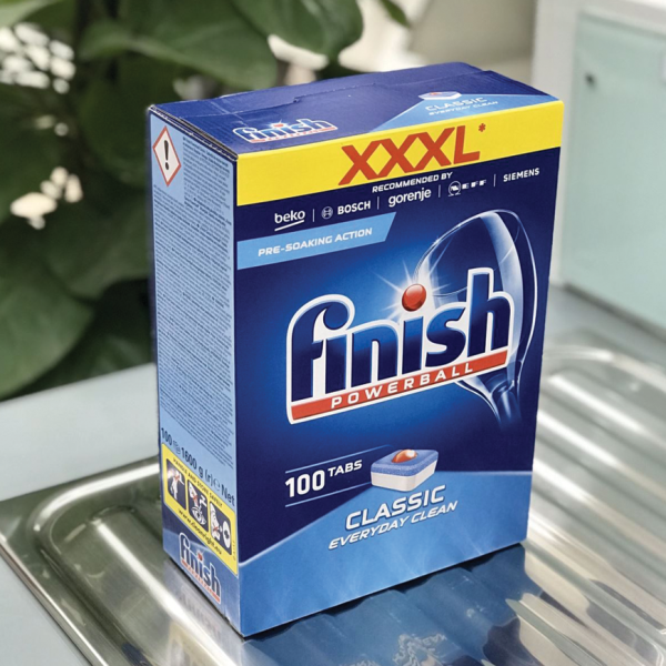 Hộp viên rửa bát Finish 100 Viên