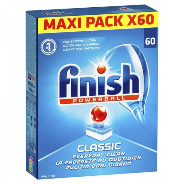 Hộp viên rửa bát Finish 60 Viên