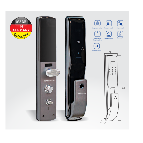 Khóa vân tay Kassler KL-789 App