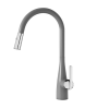 Vòi rửa bát rút dây Konox Curva Grey