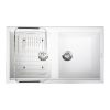 Chậu rửa đá Konox Granite sink Phoenix 860 White Silver