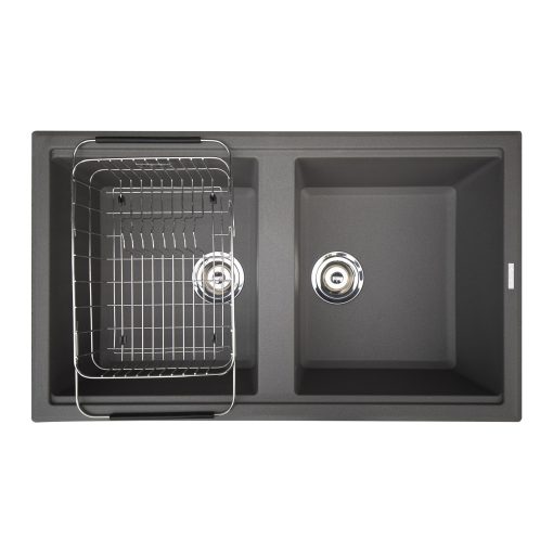 Chậu rửa đá Konox Granite sink Phoenix 860 Grey