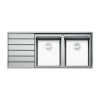 Chậu rửa bát Konox European sink Premium KS11650 2B – Bàn trái