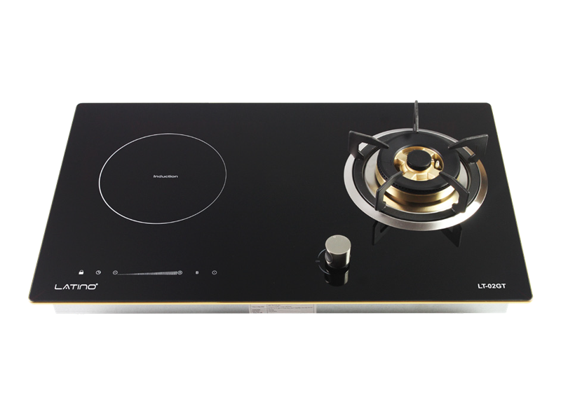 Bếp từ kết hợp gas Latino LT-02GT