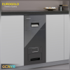 Thùng gạo gương nút nhấn màu đen CB300B (GC300B) – Eurogold