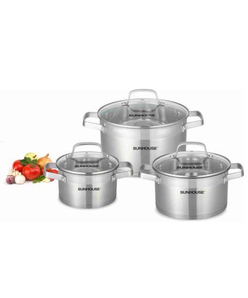 BỘ NỒI INOX 5 ĐÁY SUNHOUSE SH780 - 1