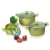 BỘ NỒI ANOD 3 CHIẾC MÀU XANH SH8835 - 1