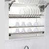 Giá bát đĩa cố định tủ trên dạng chữ V 3 tầng Fulco FC28 304
