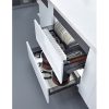 Giá xoong nồi inox hộp vách kính cường lực Fulco FCA02-B-X