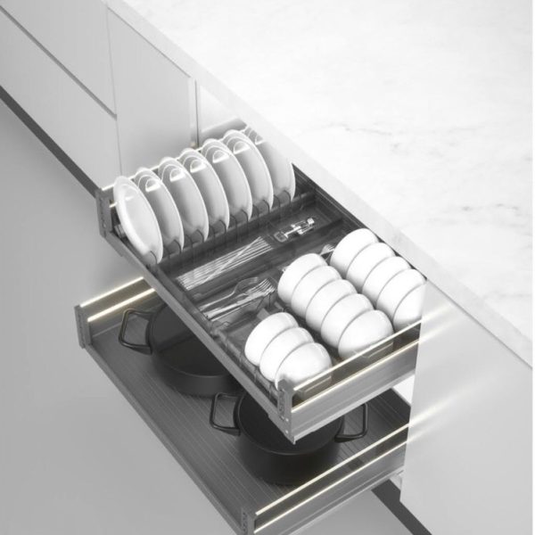 Giá bát đĩa inox hộp Fulco FC26