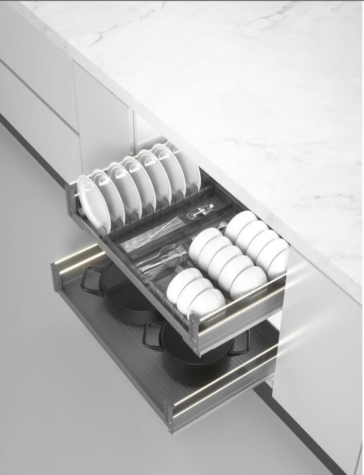 Giá bát đĩa inox hộp Fulco FC26