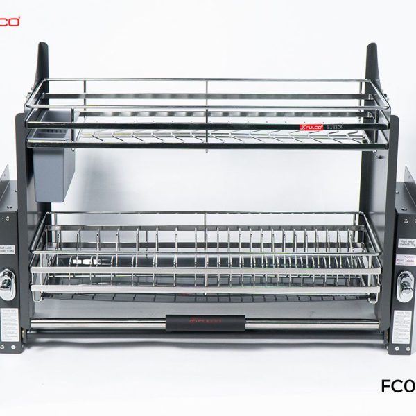 Giá bát đĩa nâng hạ Fulco FC08-05A inox 304