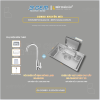 COMBO CHẬU VÒI B-GEM BG-7545CGT SKY 3D – BG-EH009