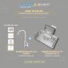COMBO CHẬU VÒI B-GEM BG-8050CGT SKY 3D – BG-EH009