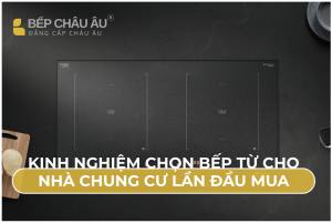 Kinh nghiệm chọn bếp từ cho nhà chung cư lần đầu mua
