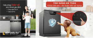 Máy rửa bát cho nhà có trẻ nhỏ – Giải pháp khử khuẩn an toàn, bảo vệ sức khỏe bé từ những điều nhỏ nhất