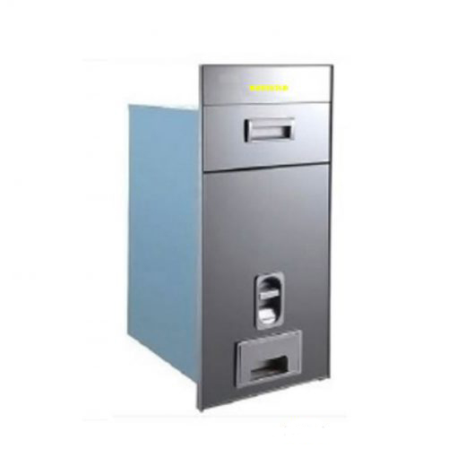 Thùng gạo gương nút nhấn màu bạc B25 (GB250S) – Eurogold