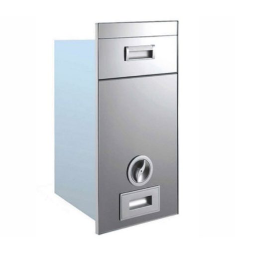 Thùng gạo mặt gương màu bạc C260SL – Eurogold