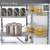 Tủ kho 2 tầng inox 304 cánh mở CP040260 (EKT11260) – Eurogold