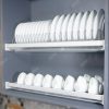 Giá bát đĩa cố định Inox 304 khung nhôm Grob GS304-170