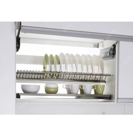 Giá bát đĩa cố định Inox chữ V Grob U-170