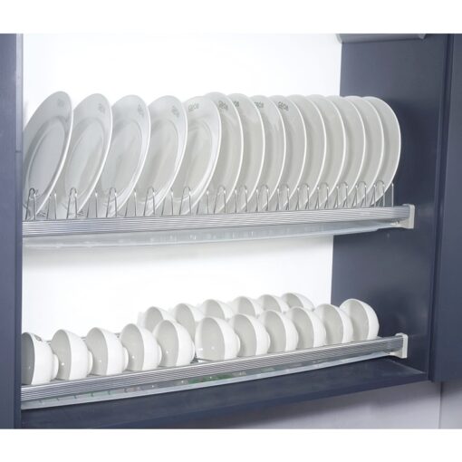 Giá bát đĩa cố định Inox khung nhôm Grob GS-190