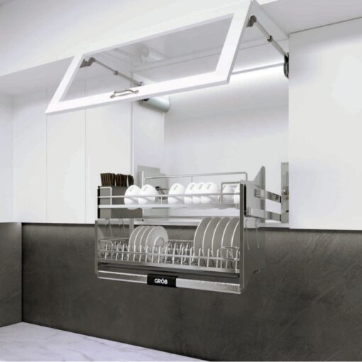 Giá bát nâng hạ nan Oval Inox 304 Grob GO304-170NEW