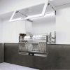 Giá bát nâng hạ nan Oval Inox 304 Grob GO304-190NEW