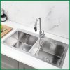 CHẬU RỬA BÁT 2 HỐ KT 82*45